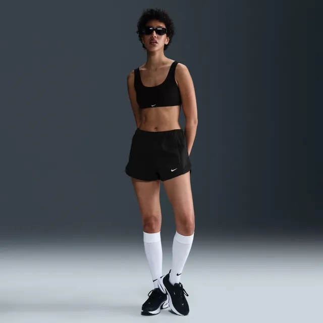 Nike Sportswear Windrunner Women's Mid-Rise 5cm (approx.) Shorts - Black - Polyester/Elastane