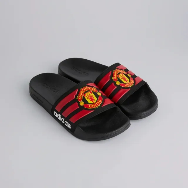 Manchester United x adidas Adilette Mens Slider Black