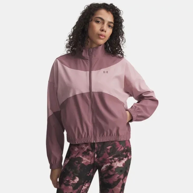 Under Armour  Rival Woven Women's Jacket Maroon Mist / Tourmaline Pink / Maroon Mist L