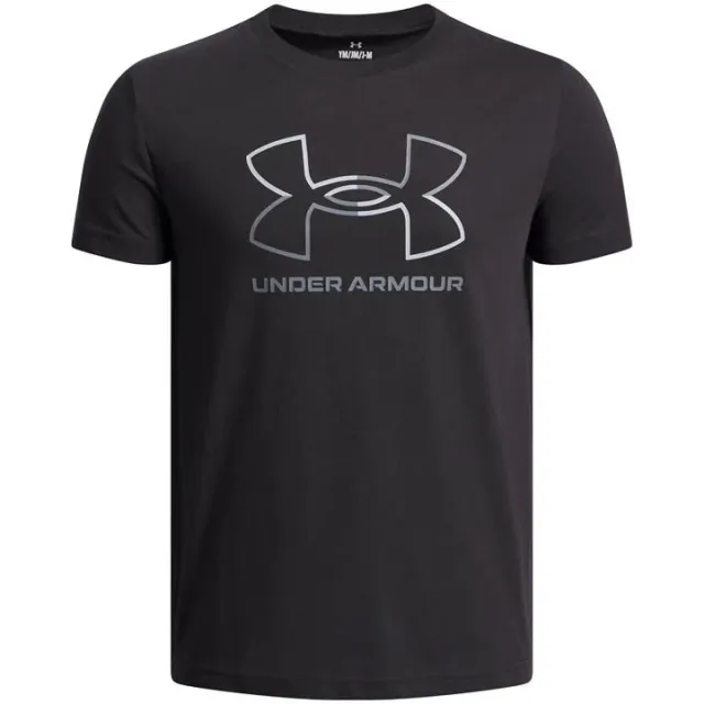 Under Armour  GL Foundation Boys' Short Sleeve Black / Mod Gray YLG (59 - 63 in)