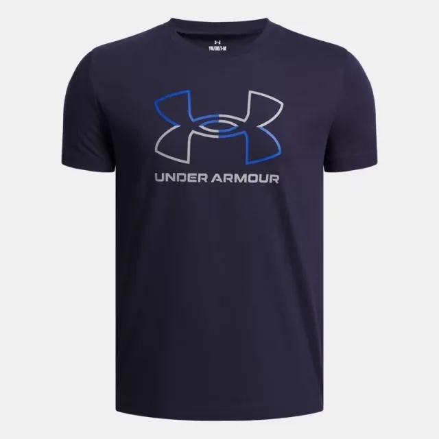 Under Armour  GL Foundation Boys' Short Sleeve Midnight Navy / Steel YLG (59 - 63 in)