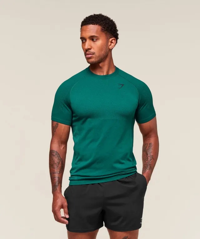  Vital Seamless T-Shirt - Functional Teal/Jewel Teal