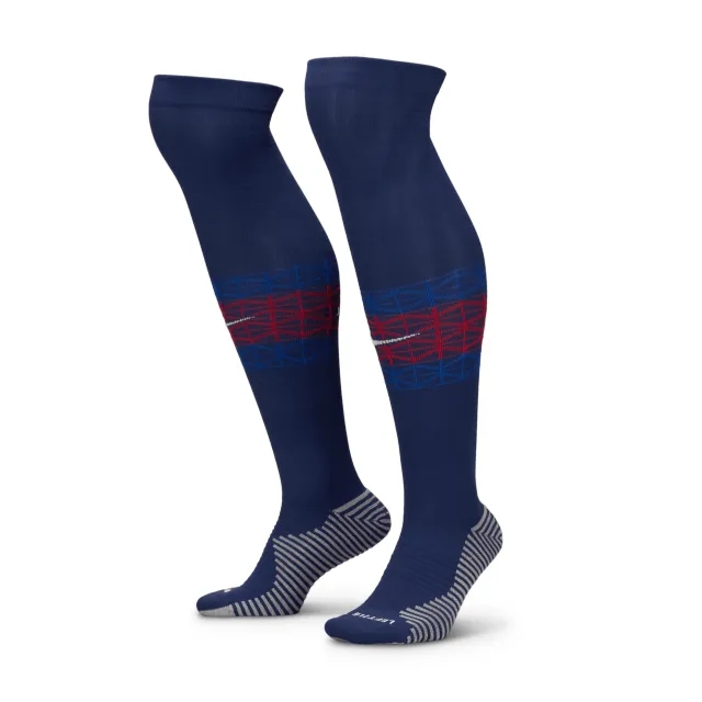 Paris Saint-Germain Strike Home Nike Dri-FIT Football Knee-High Socks - Blue - Sustainable Materials