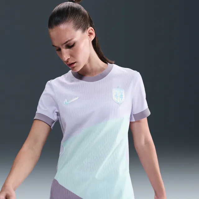 Norway 2025 Match Away (Women's Team) Women's Nike Dri-FIT ADV Football Authentic Shirt - Purple - Polyester