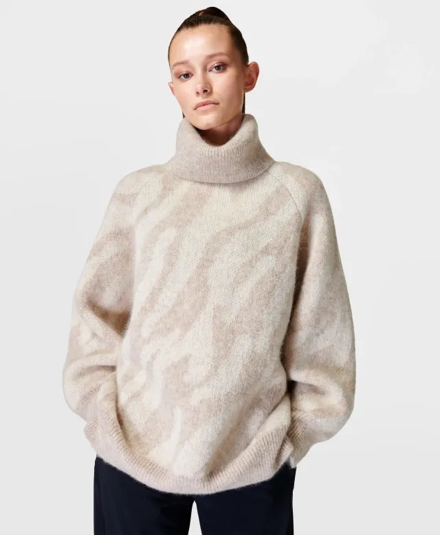 Graphic Zebra Sweater
