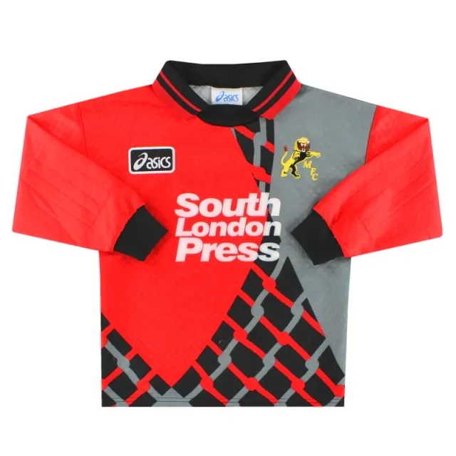 1996-97 Millwall Asics Goalkeeper Shirt M.Boys - Millwall / Excellent / Medium Boys