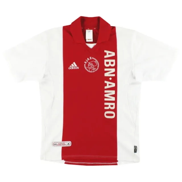 2001-02 Ajax adidas Home Shirt L - Ajax / Excellent / Large