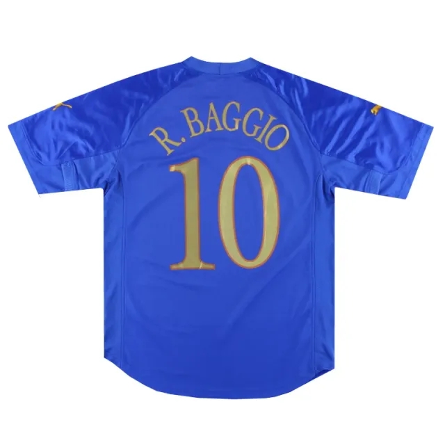 2004-06 Italy Puma Home Shirt R.Baggio #10 *w/tags* L - Italy / w/tags / Large