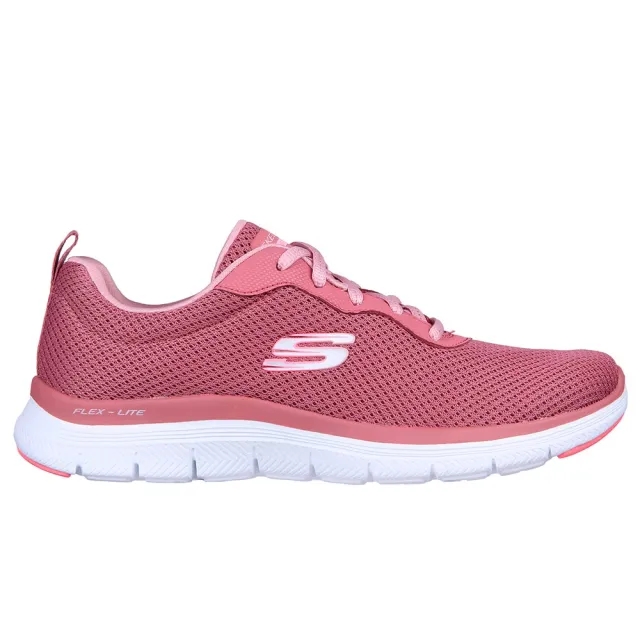 Skechers Women's Flex Appeal 4.0 - Brilliant View Sneaker in Mauve