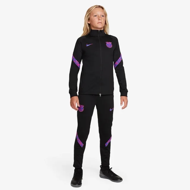 Nike FC Barcelona 21 22 Kids Dri FIT Strike Tracksuit
