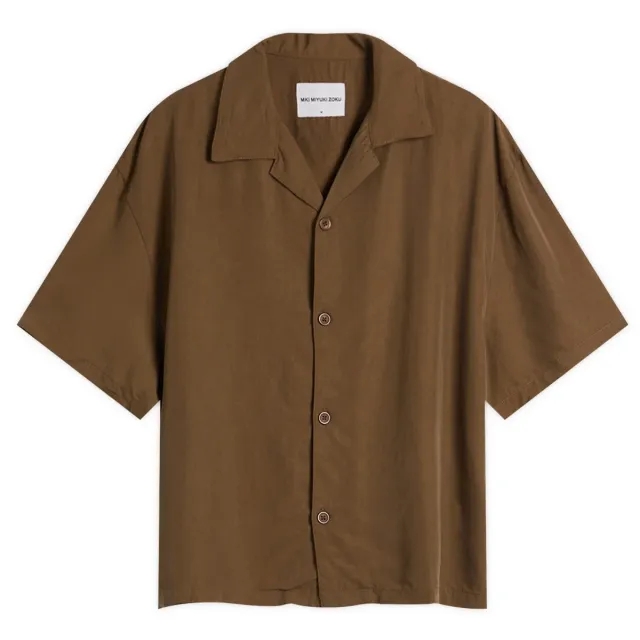 MKI Men's Sandwash Cupro Vacation Shirt Brown