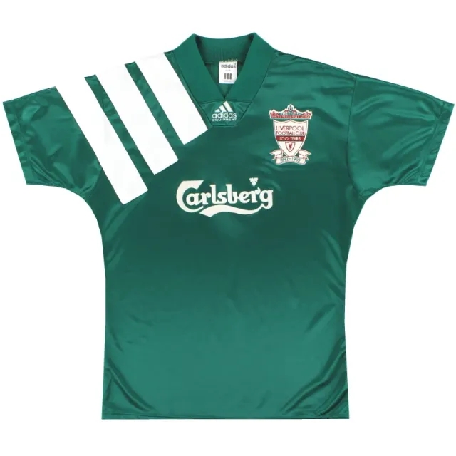1992-93 Liverpool adidas Centenary Away Shirt S - Liverpool / Very good / Small