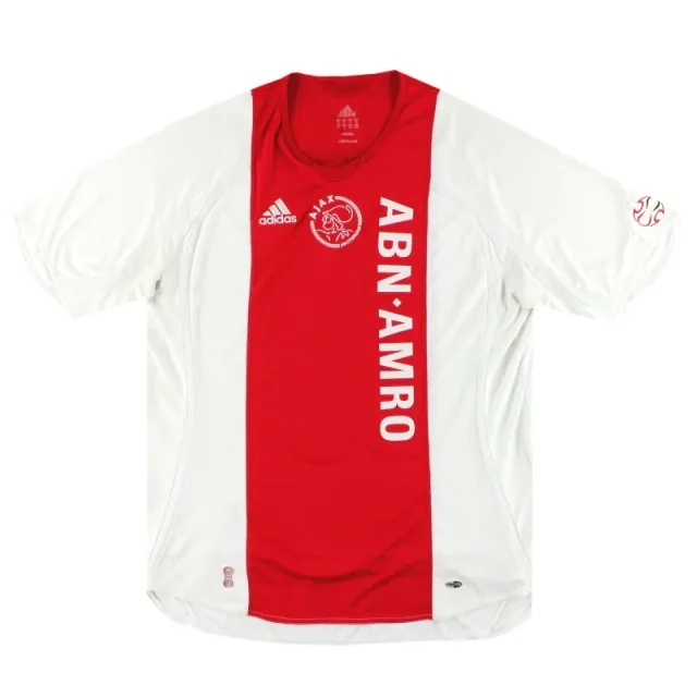 2006-07 Ajax adidas Home Shirt L - Ajax / Excellent / Large