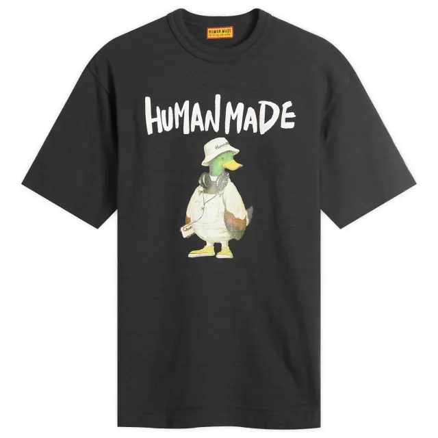 Human Made Men's Polo Duck T-shirt Black