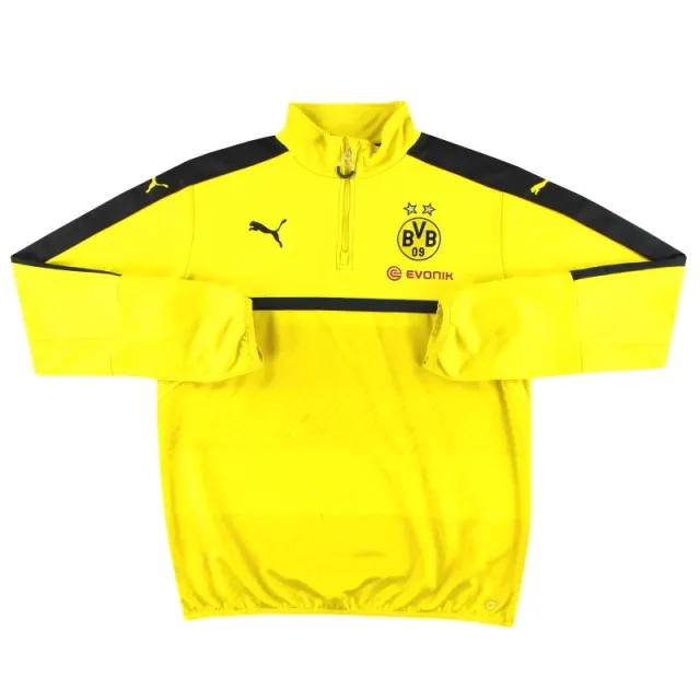 2016-17 Dortmund Puma 1/4 Zip Drill Top XL - Dortmund / Very Good / XL