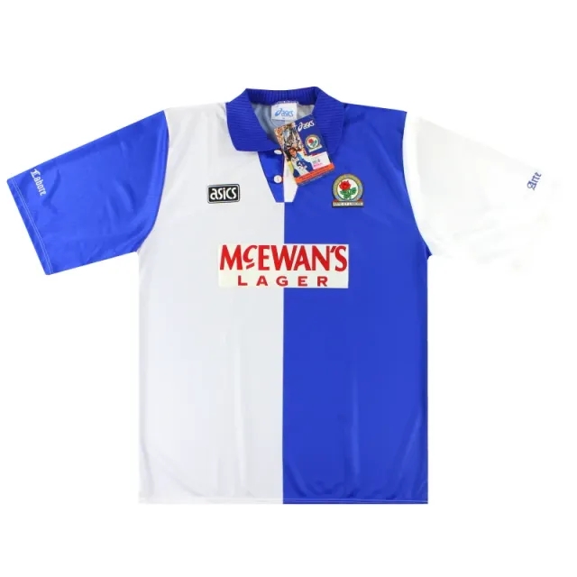 1994-95 Blackburn Asics Home Shirt *w/tags* XL - Blackburn Rovers / w/tags / XL