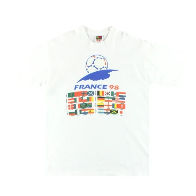 1998 France World Cup Graphic Tee L - France 1998 / Excellent / Large
