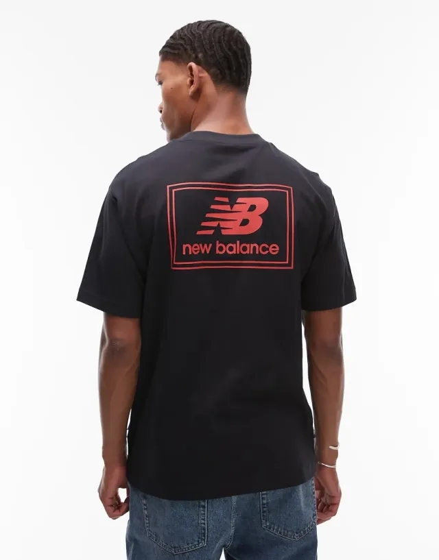 New Balance Label T-Shirt In Black