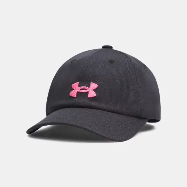 Under Armour  Blitzing Low Girls' Adjustable Cap Black / Super Pink OSFM