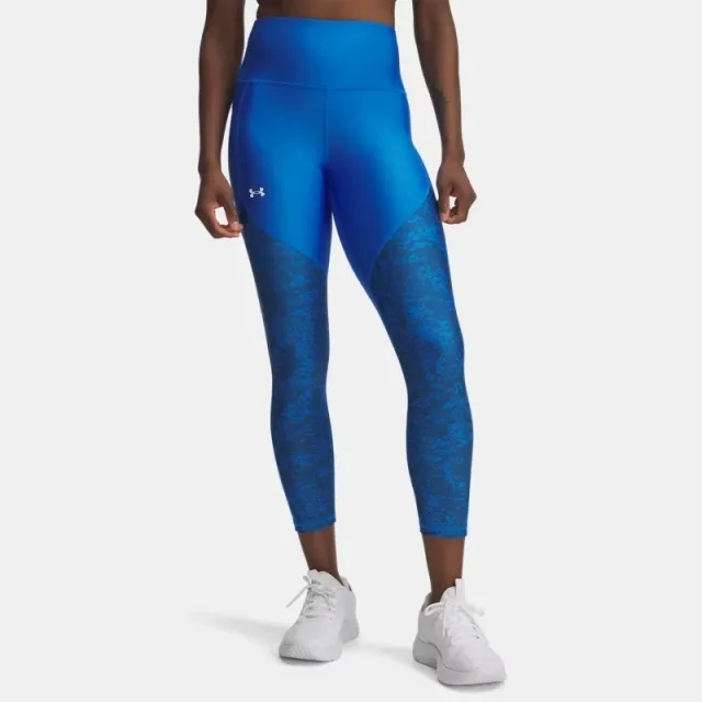 Under Armour  Tech™ Printed Panel Women's Ankle Leggings Blue Atlantis / White L