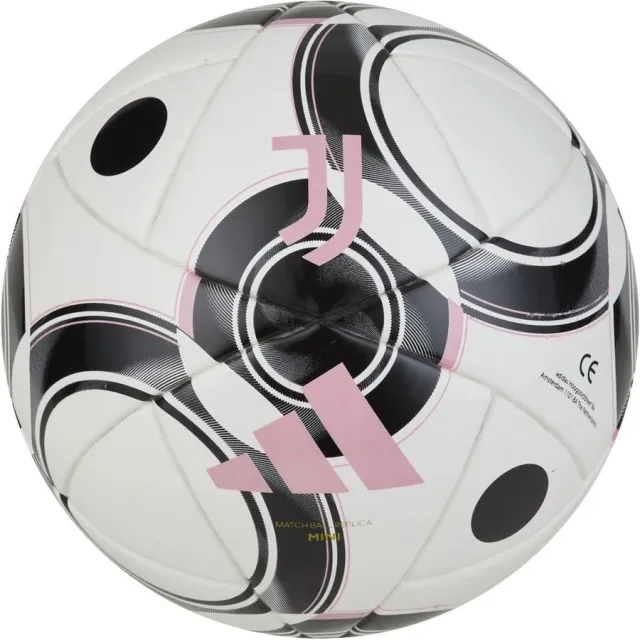 Juventus Football Mini Home - White/Black/Bliss Pink - ['Black', 'White']