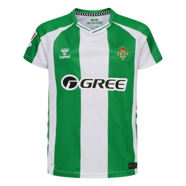 Real Betis Home Shirt 2025/26 Kids - ['Green', 'White']