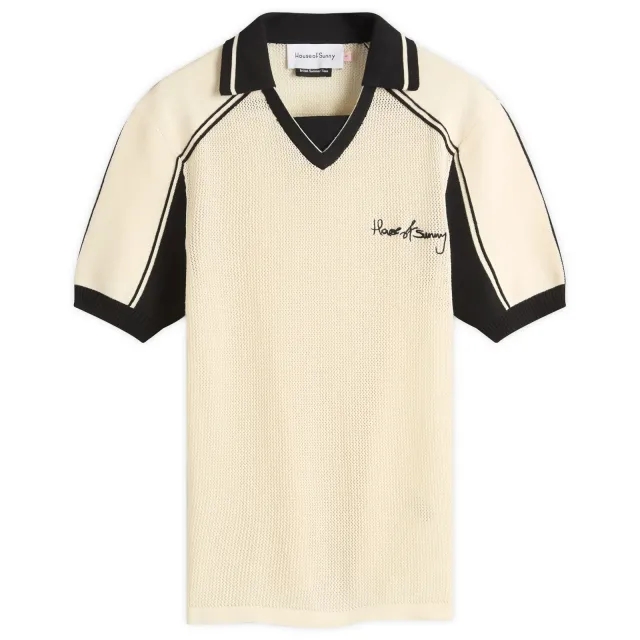 House Of Sunny Women's Keepers Knit Polo Oat