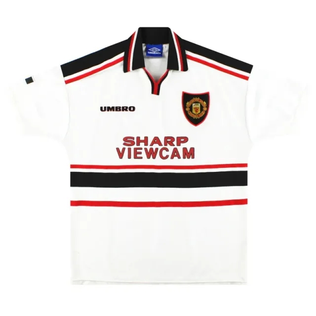 1997-99 Manchester United Umbro Away Shirt *Mint* XXL - Manchester United / Mint / XXL
