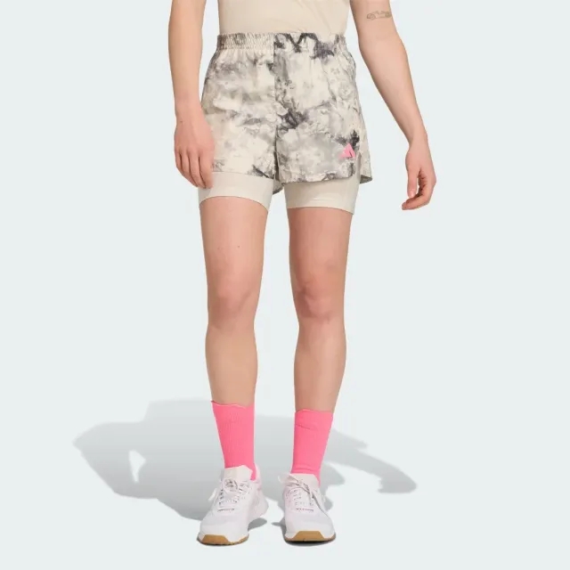 adidas Own The Run Spray Dye 2-In-1 Short