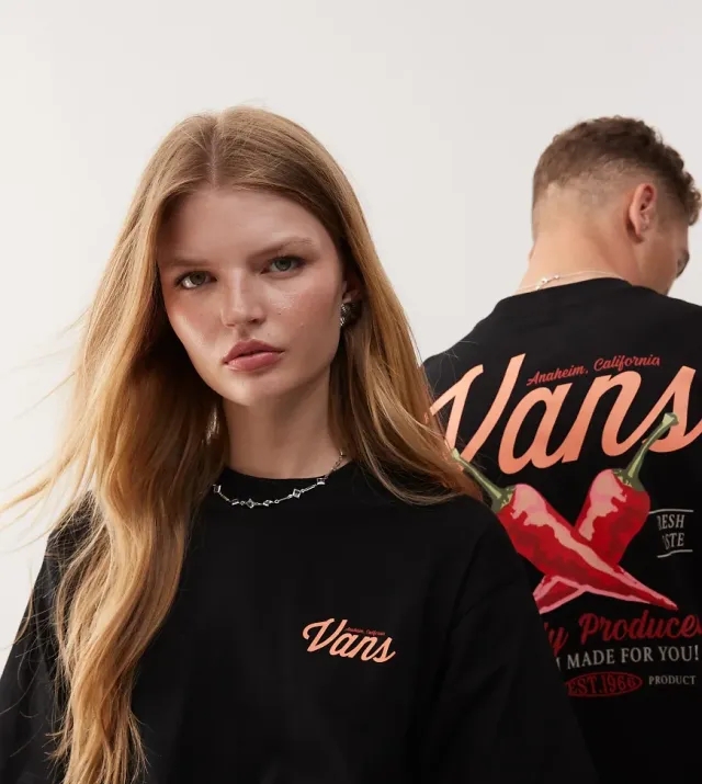 Vans Local Spice Oversized Backprint T-Shirt In Black - Exclusive To Asos