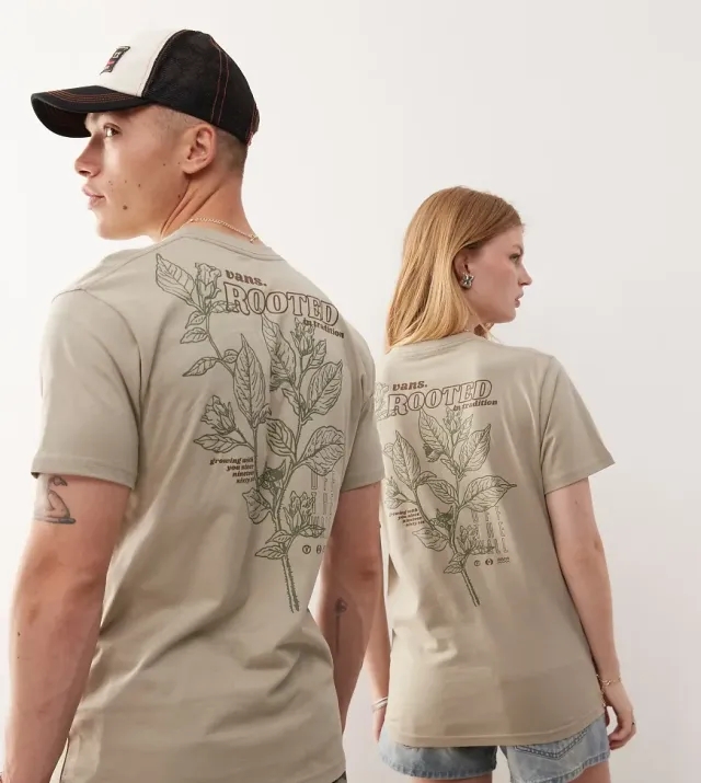 Vans Wellness Back Print T-Shirt In Grey - Exclusive To Asos