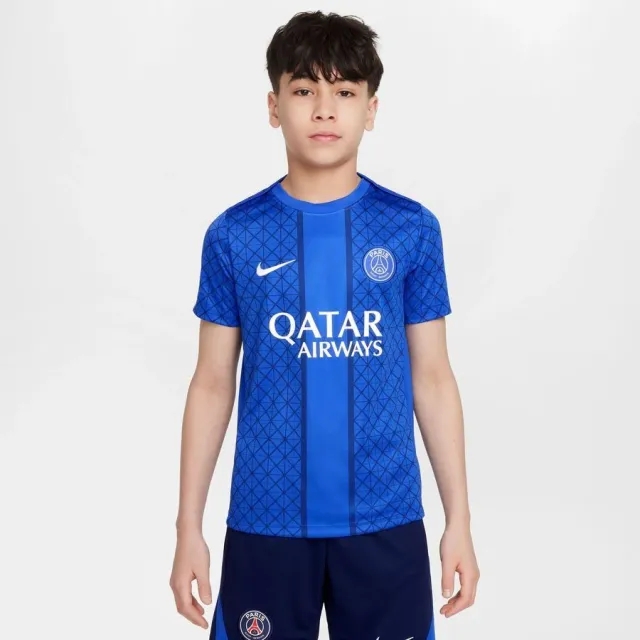 Paris Saint Germain Training T-Shirt Dri-Fit Academy Pro Pre Match - Hyper Royal/Midnight Navy/White Kids - ['Blue']