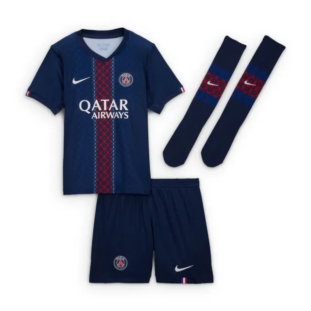Paris Saint Germain Nike Home Stadium Mini Kit 2025-26 - Little Kids