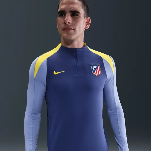 Atlético Madrid Strike Men's Nike Dri-FIT Football Drill Top - Purple - Polyester/Elastane