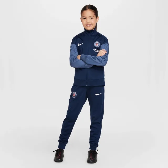 Pairis Saint-Germain Strike Big Kids' Nike Dri-FIT Soccer Knit Tracksuit - Blue - Polyester