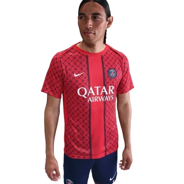 PSG Nike Pre Match Top - Red