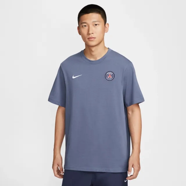 Paris Saint-Germain Primary Men's Nike Dri-FIT Football Short-Sleeve Top - Blue - Cotton/Polyester