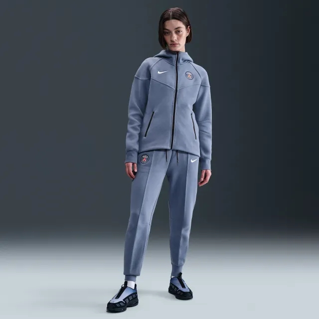 Paris Saint-Germain Tech Women's Nike Football Fleece Mid-Rise Joggers - Blue - Cotton/Polyester