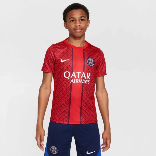 PSG Nike Pre Match Top - Red - Kids