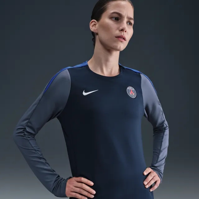 Paris Saint-Germain Strike Women's Nike Dri-FIT Football Crew-Neck Knit Top - Blue - Polyester/Elastane