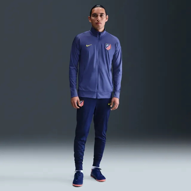 Atlético Madrid Strike Men's Nike Dri-FIT Football Knit Tracksuit - Purple - Polyester
