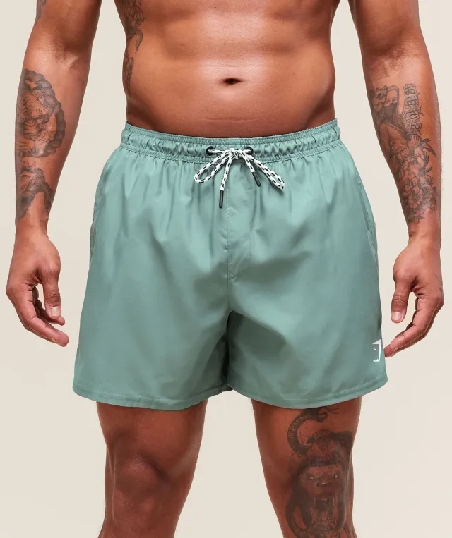  5" Swim Shorts - Celeste Blue