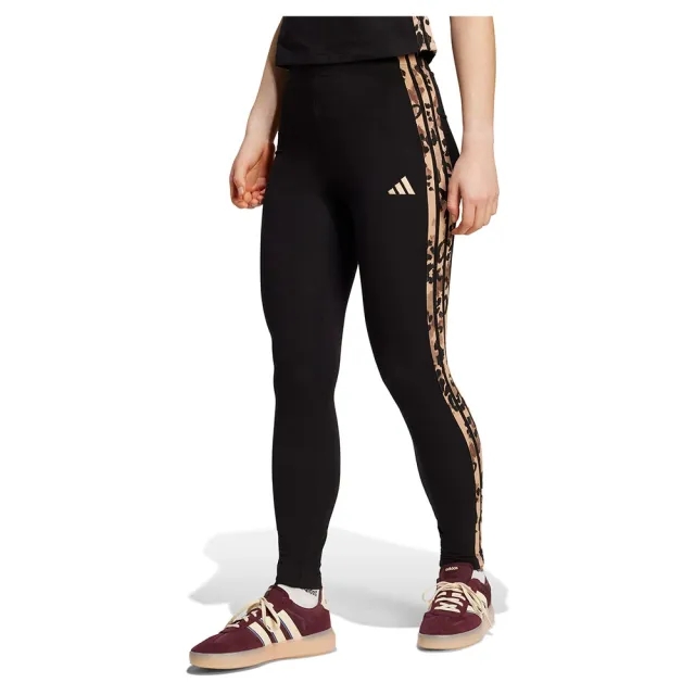 Adidas Animal Print 3 Stripes High Waist Leggings
