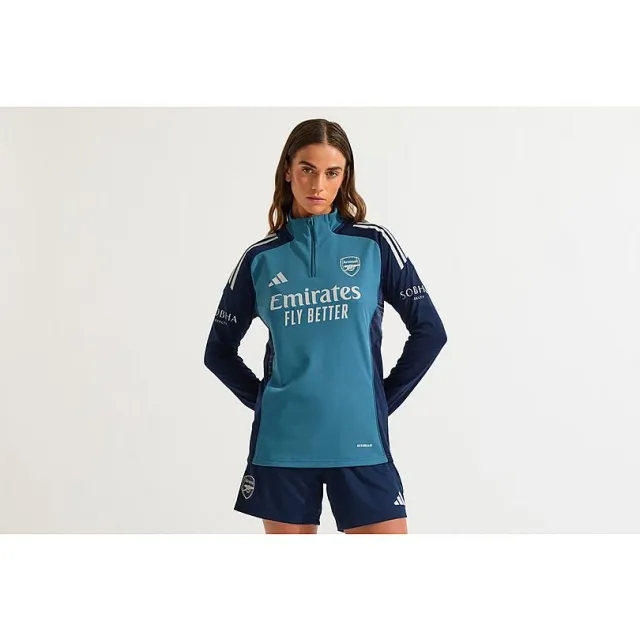 Arsenal adidas Womens 25/26 Navy 1/4 Zip Training Top, Multicolor