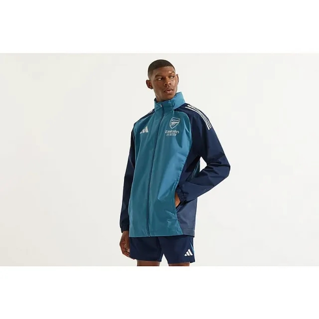 Arsenal adidas 25/26 Navy All Weather Jacket, Multicolor