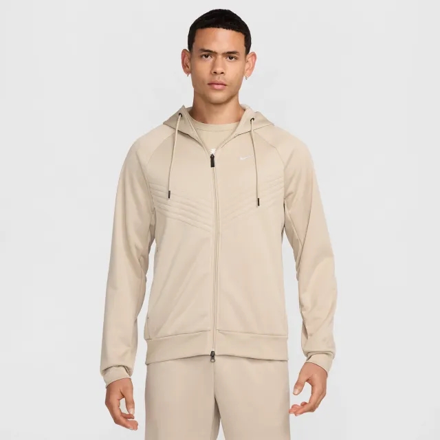 Nike Therma Sphere Men's Therma-FIT Water-Repellent Winterized Full-Zip Jacket - Brown - Polyester