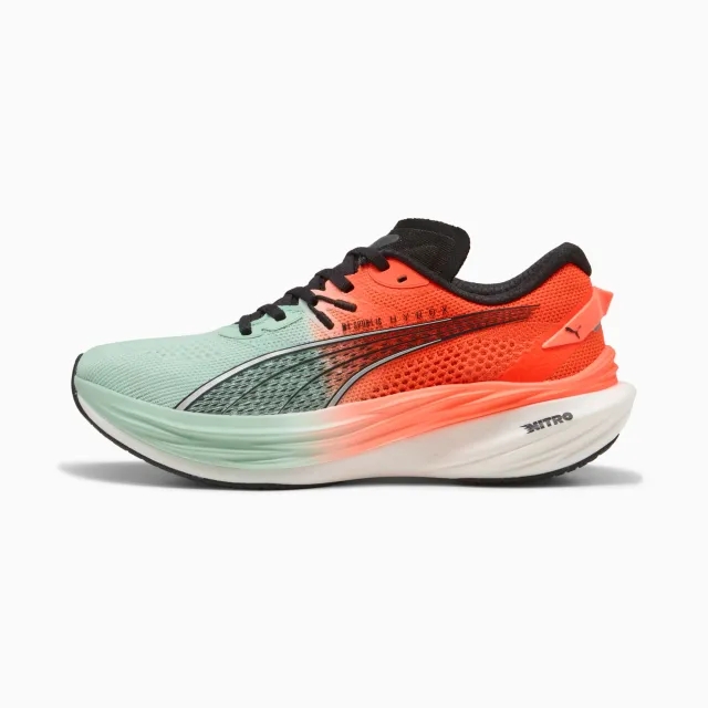 PUMA x HYROX Deviate Nitro™ 3 Running Shoes Women, Mint Melt/Glowing Red