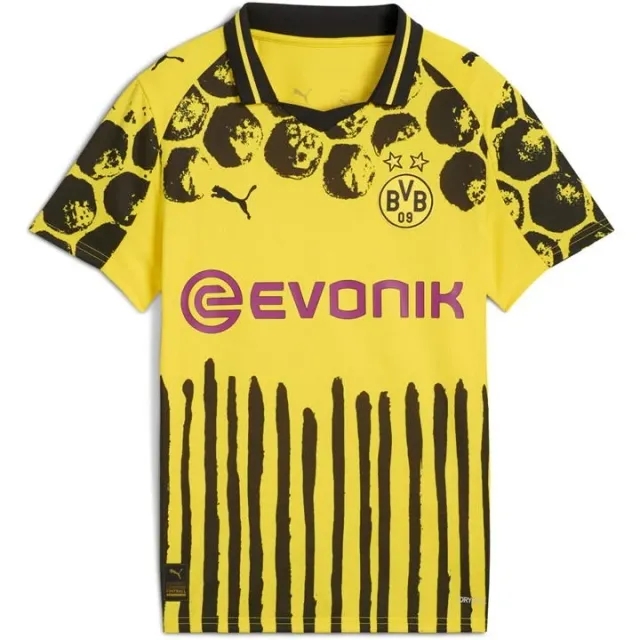 PUMA Kidsuper x Borussia Dortmund Jersey Youth, Faster Yellow/Black, size 11-12 Youth
