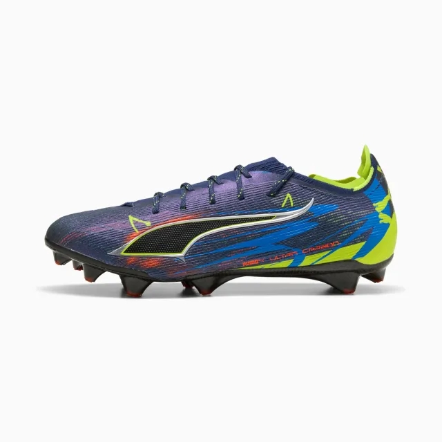 PUMA Ultra 6 Carbon Dare To FG Football Boots Unisex, Persian Blue/Aged Silver/Black, size 10