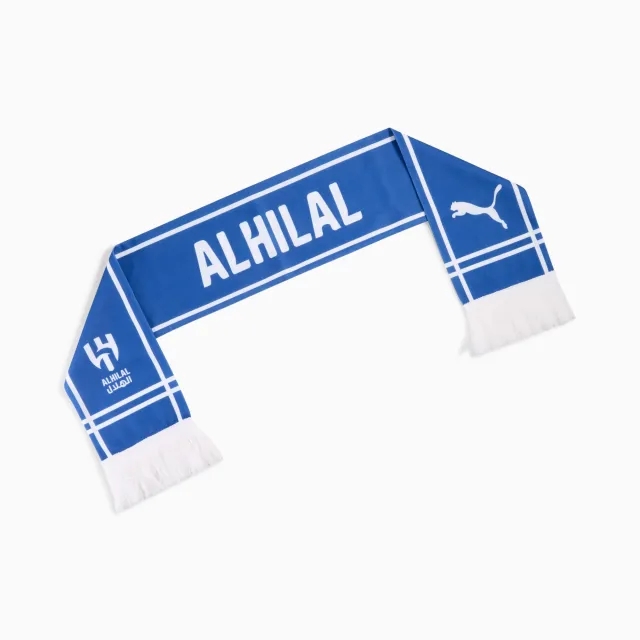 PUMA Al-Hilal Sfc Essentials Scarf, Blue Intense/White